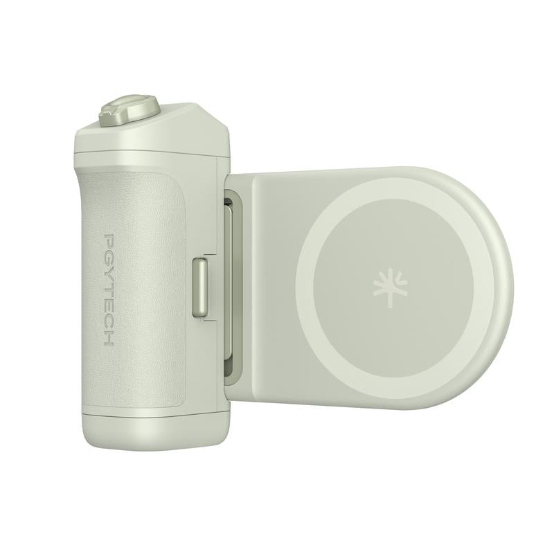 PGYTECH Magcam 2 Magnetic Phone Camera Grip, Wireless Charging, Wireless Shutter, Dslr-Style Handle for Iphone & Android, 1/4" Screw, Perfect for Vlogging, Selfies, Steady Shots, Compatible with Iphone 17